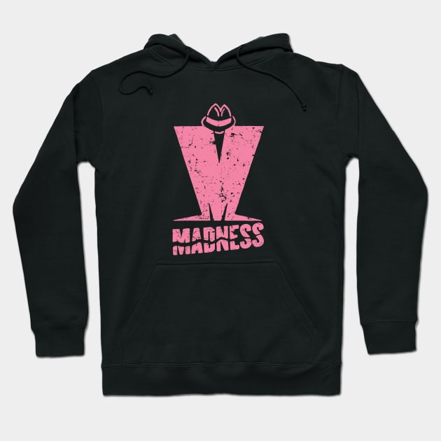 Madness - Retro Pink Hoodie by Skate Merch